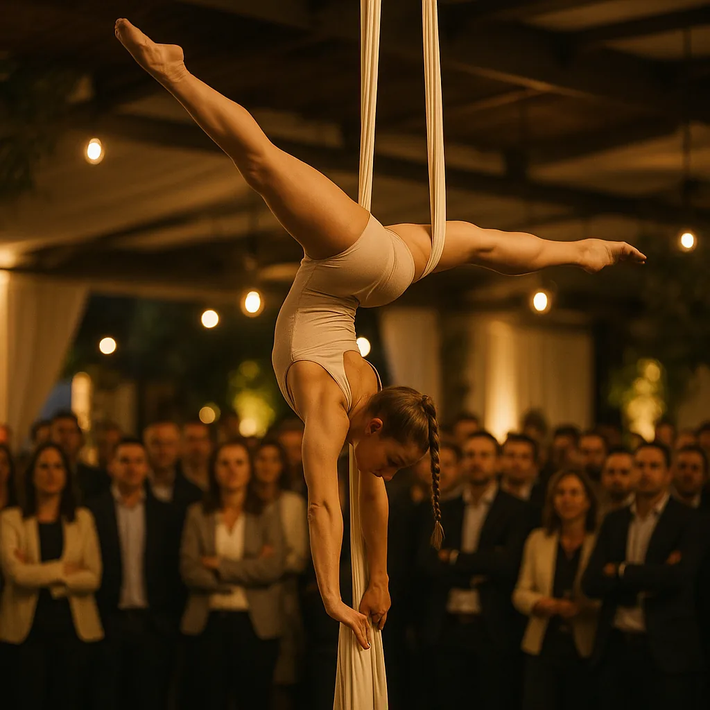 Acrobata para evento de empresa — Artistealo