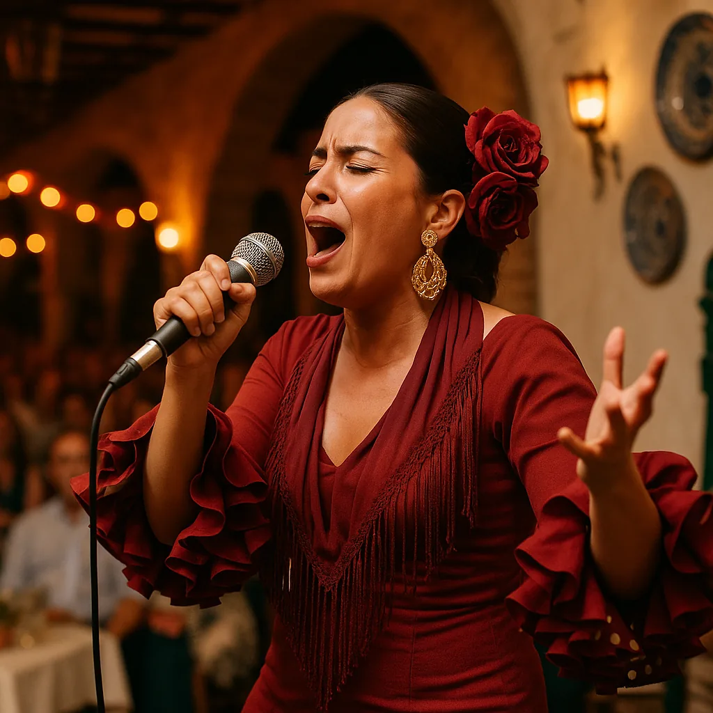 Cantante de Flamenco/Copla para fiesta de verano — Artistealo