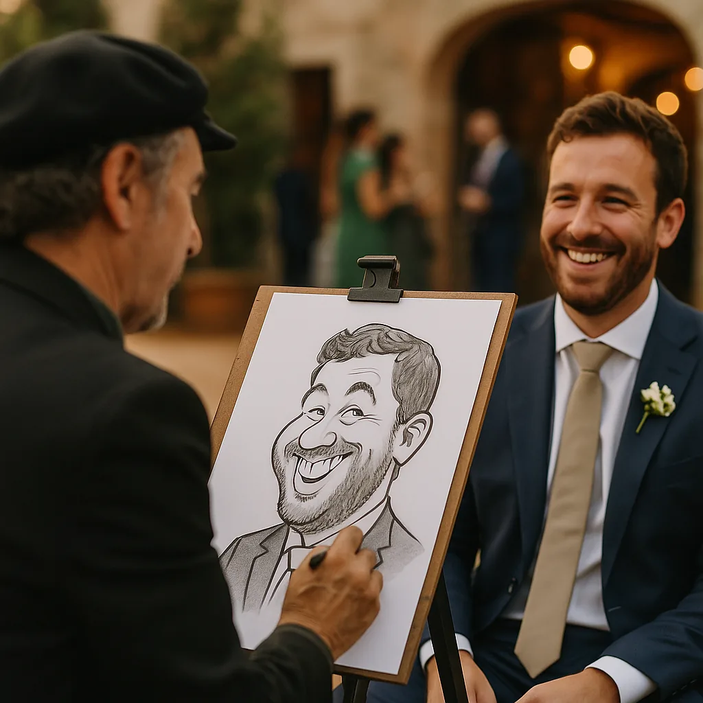 Caricaturista para boda — Artistealo