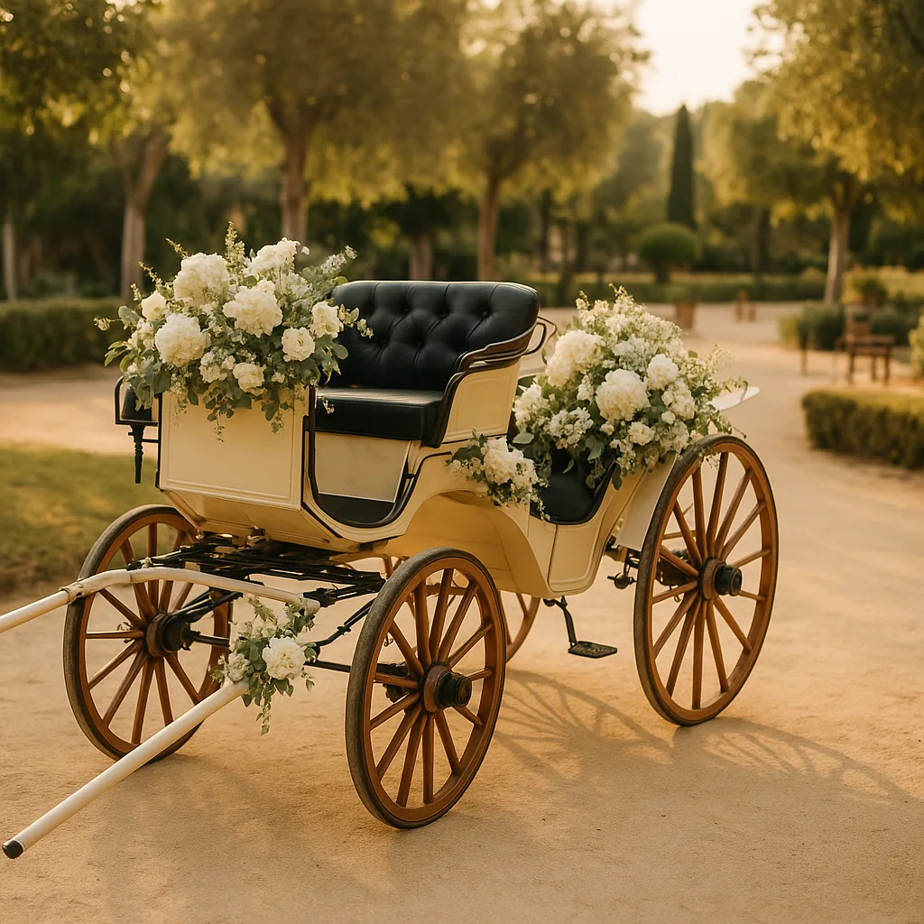 Carroza de Caballos para boda — Artistealo