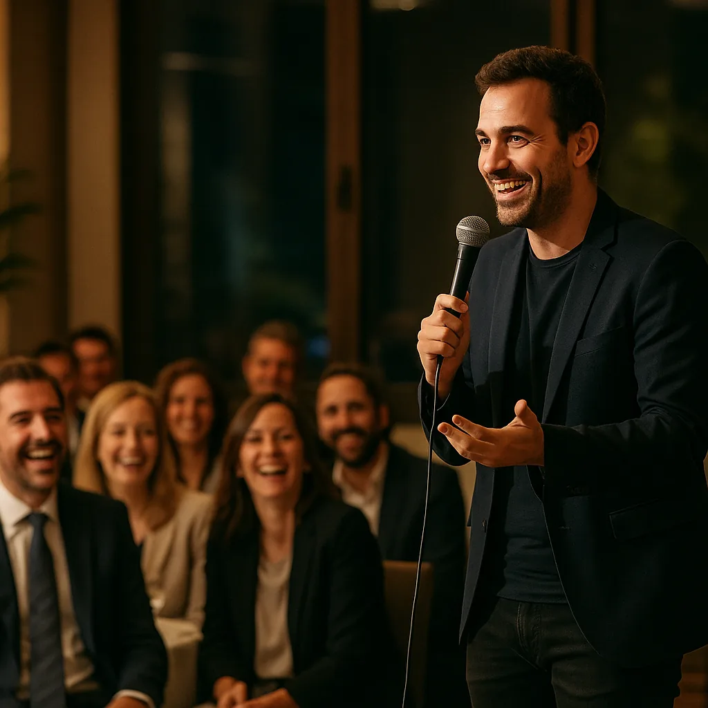 Monologuistas/Comicos/Humoristas para boda — Artistealo