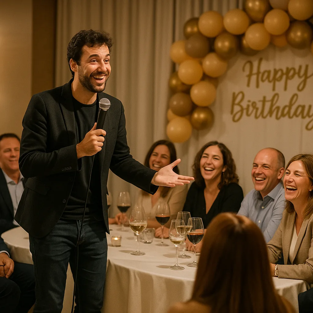 Monologuistas/Comicos/Humoristas para cumpleaños — Artistealo