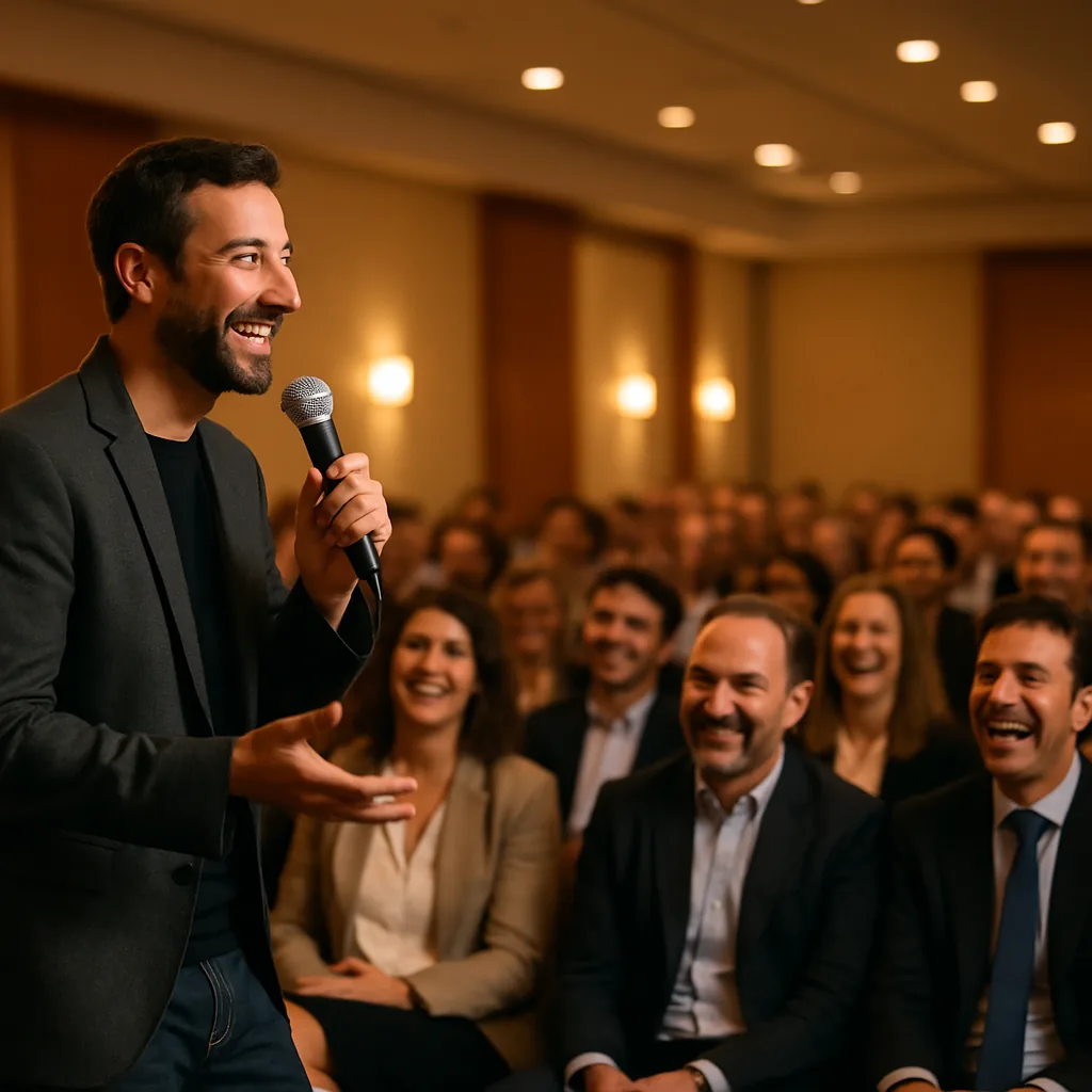 Monologuistas/Comicos/Humoristas para evento público — Artistealo