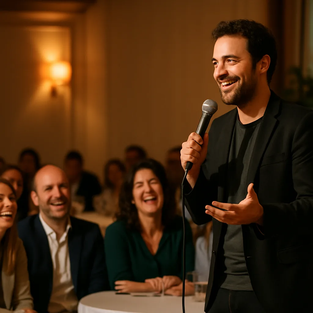 Monologuistas/Comicos/Humoristas para evento — Artistealo