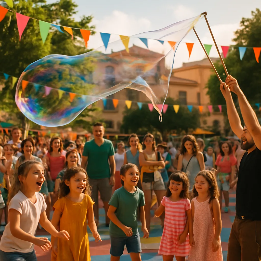 Espectaculo De Pompas De Jabon — Artistealo