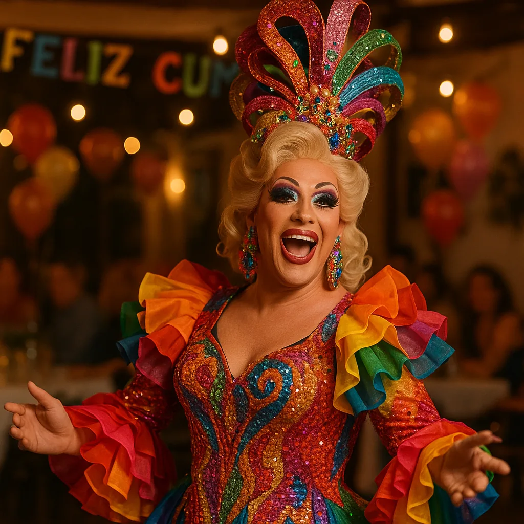 Drag Queen para cumpleaños — Artistealo