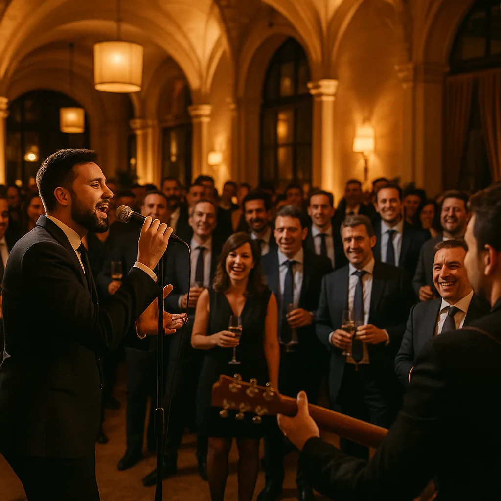 Duo para evento de empresa — Artistealo