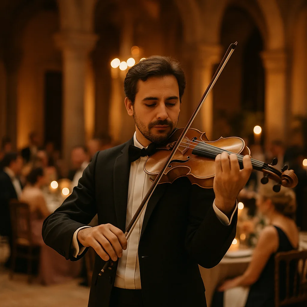 Violinista/Cellista para cumpleaños — Artistealo