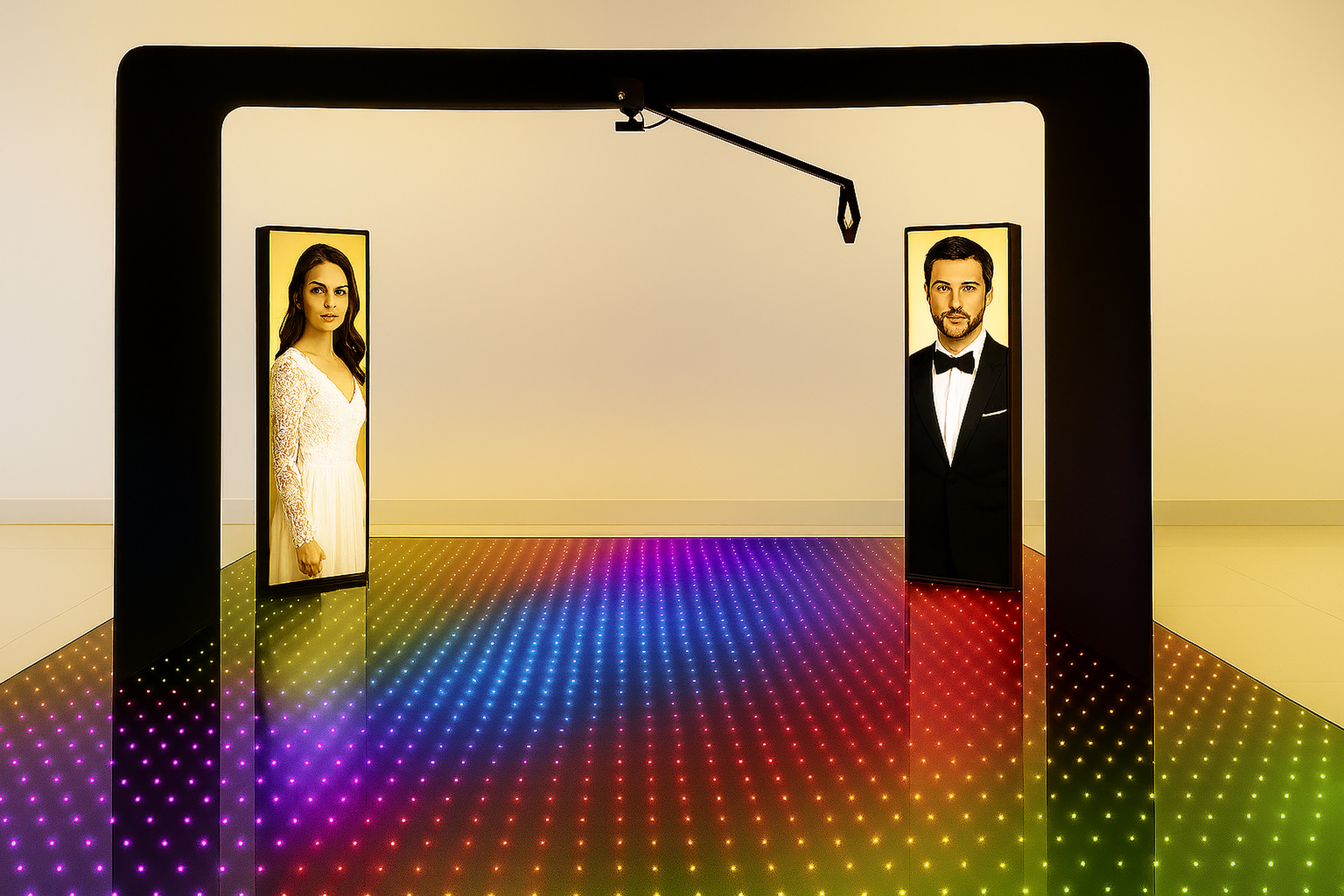 Alquiler Pista de Baile LED MADFLOOR - Videomaton / Plataforma 360