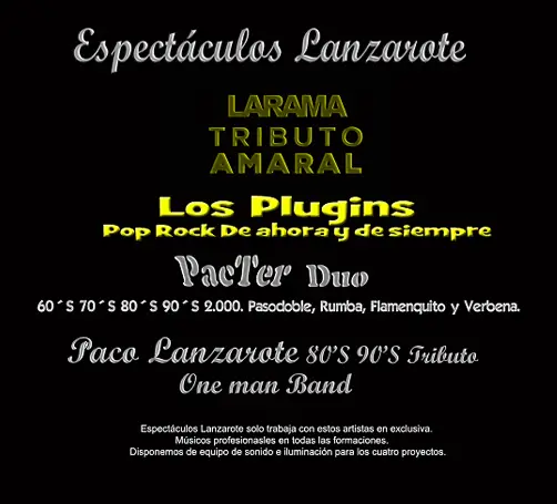 Espectáculos Lanzarote
